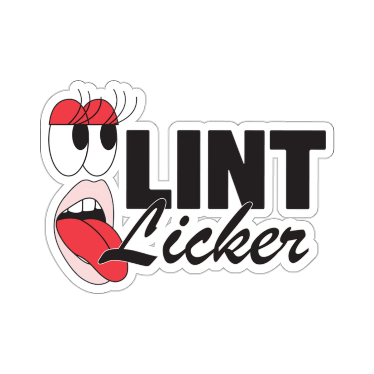 Lint Licker Sticker